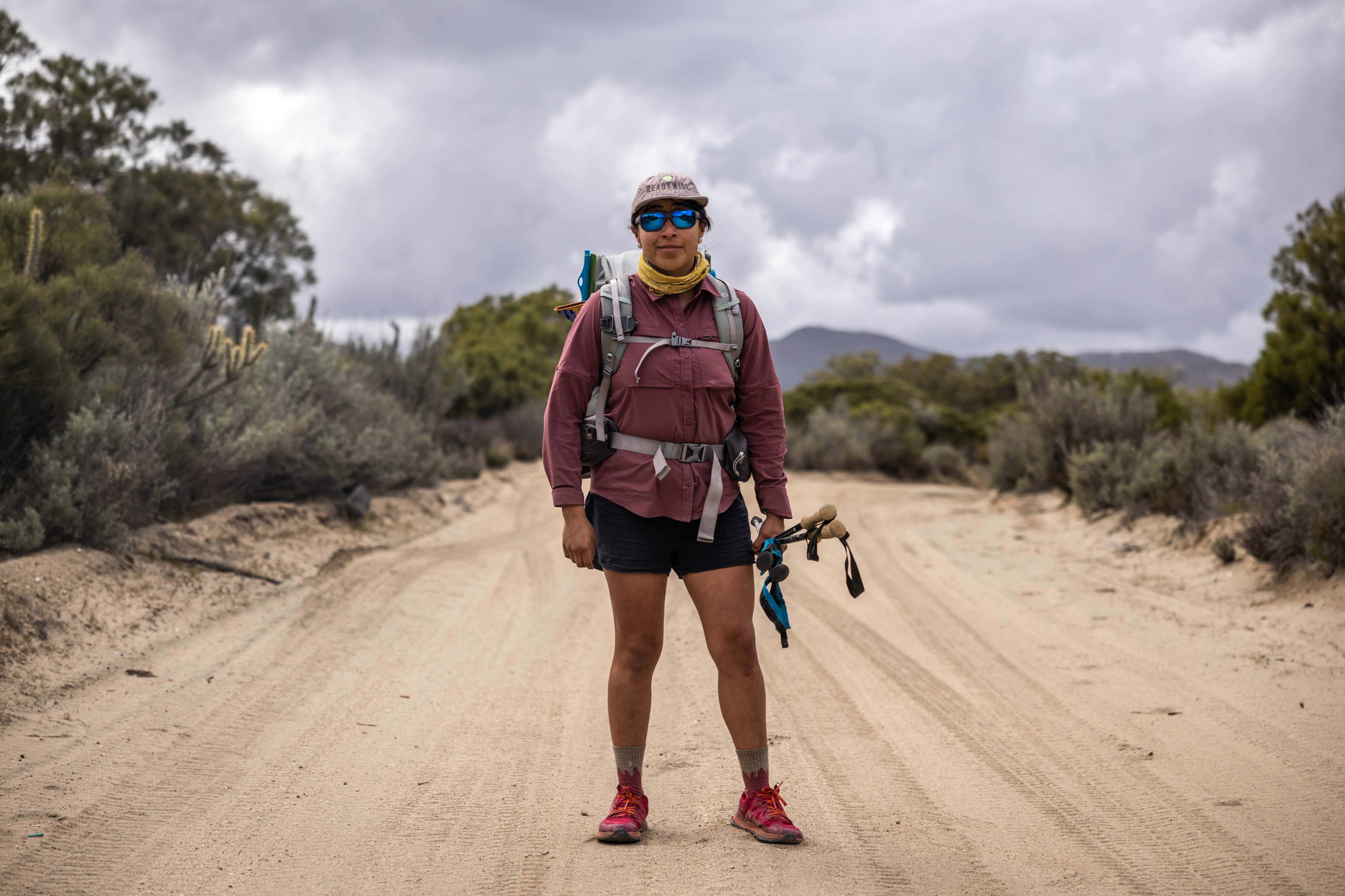 Zelzin Hiking in Cacti in Baja